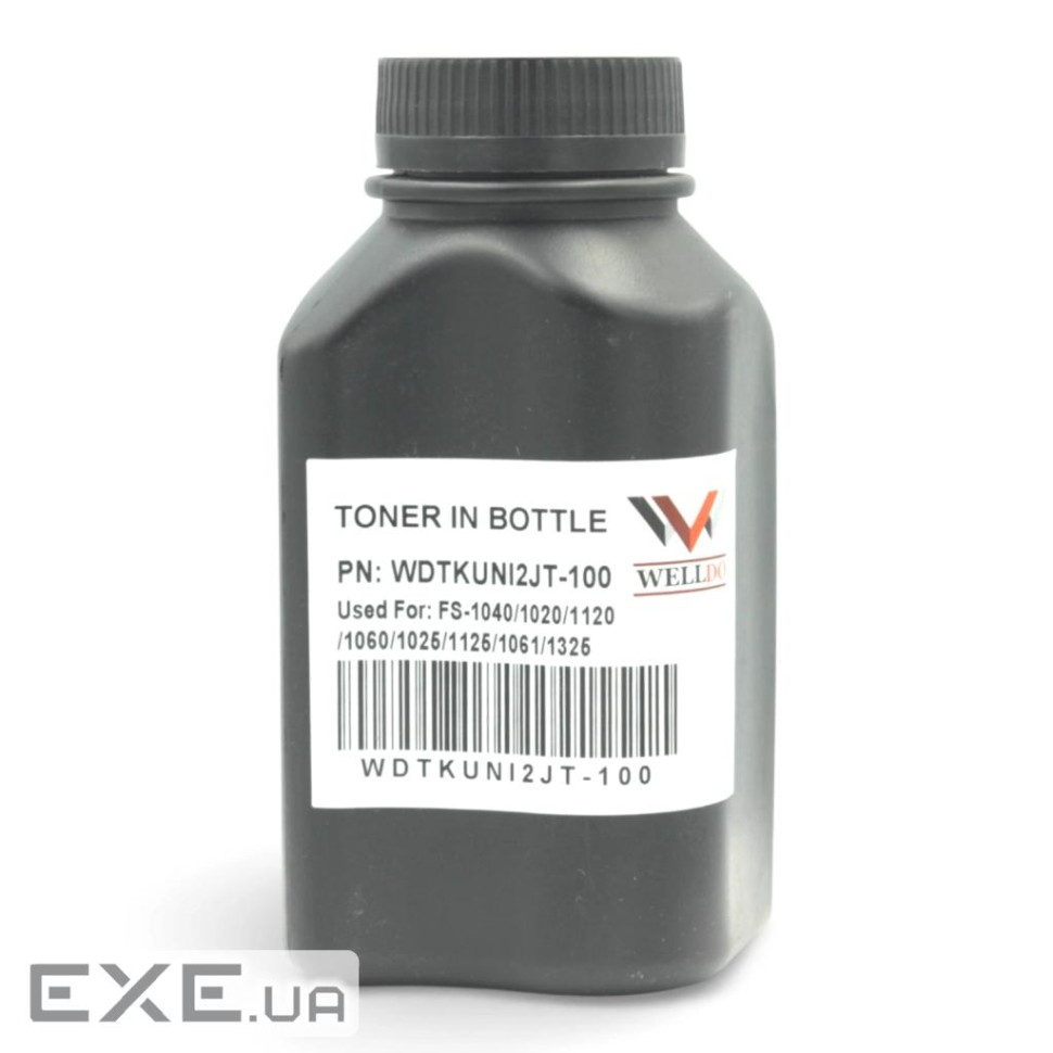 Тонер Kyocera TK-1110/1120, TOMOEGAWA, 100г Welldo (WDTKUNI2JT-100)