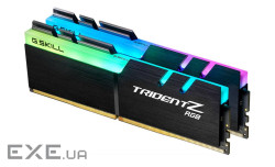 Пам'ять G.Skill 16 GB (2x8GB) DDR4 3200 MHz Trident Z RGB (F4-3200C16D-16GTZR)