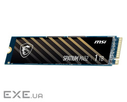 Накопитель SSD 1TB MSI Spatium M452 M.2 2280 PCIe 4.0 x4 NVMe 3D NAND TLC (S78-440L970-P83)