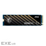 Накопитель SSD 1TB MSI Spatium M452 M.2 2280 PCIe 4.0 x4 NVMe 3D NAND TLC (S78-440L970-P83)