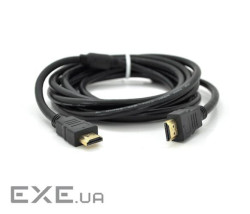 Кабель мультимедійний HDMI M to HDMI M 1.0m V1.4 1080P black Ritar (HDMI(M (YT-HDMI(M)/(M)V1.4-1.0m)