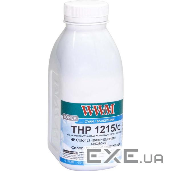 Тонер HP CLJ CP1215/CP1515/CM1312 , 40г Cyan WWM (HP1215C)