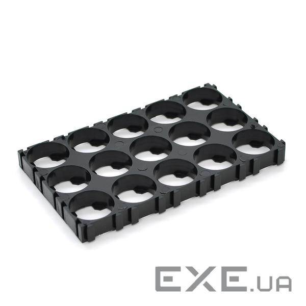 Кронштейн акумуляторного блоку 18650 3*5p - 18.4mm