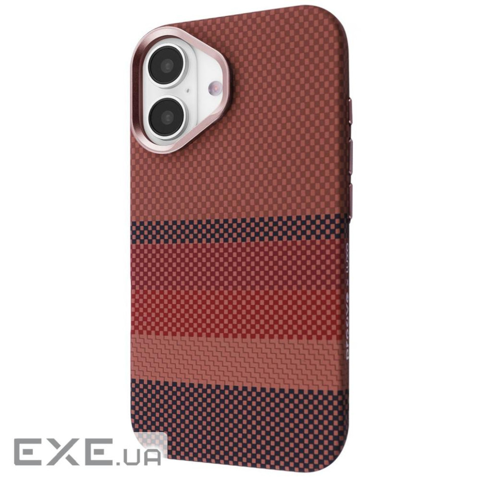 Чехол Gleam Case with Magnetic Ring iPhone 17 gold borders (65180 gold borders)
