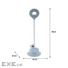 Настільна лампа Kite Cloudy Bear LED з акумулятором, рожева (K24-493-2-2)