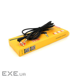 Кабель iKAKU KSC-522 PUSHENG AUX Audio DC3.5 тато-тато 2.0м , GOLD Ster (YT-AUXGJ(M) / (M)-KSC-522-B)