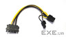 Кабель живлення для відеокарти 6/8-pin to SATA M, 0.2м (S0707) (S0707)
