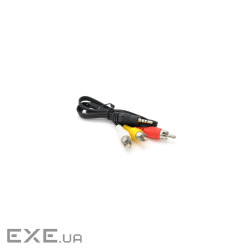 Кабель DC3.5 (тато) => 3хRCA (тато), Довжина Jack 15мм, CCA, кру (YT-3. (YT-3.5(M) / 3хRCA(M)-0.5m)
