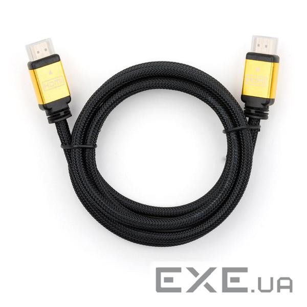 Кабель мультимедійний HDMI M to HDMI M 5.0m V2.0 Vinga (VCPDCHDMI2VMM5BK)