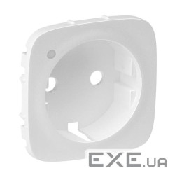 Valena ALLURE Legrand лицьова панель розетки з індикатором Schuko білий (754855) (754855)