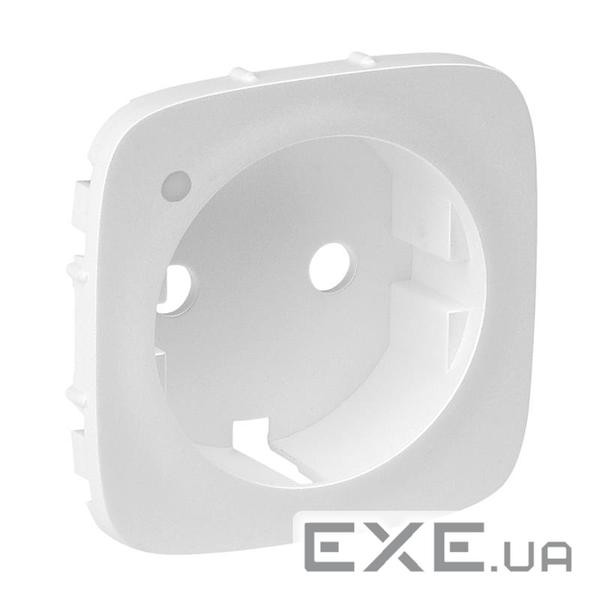 Valena ALLURE Legrand лицьова панель розетки з індикатором Schuko білий (754855) (754855)