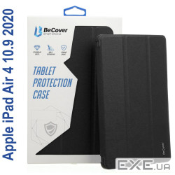 Чохол до планшета BeCover Tri Fold Hard Apple iPad Air 4 10.9 2020/2021 Black (706860) (706860)
