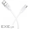 Кабель BOROFONE BX19 Benefit USB-A to USB-C 1м White (BX19CW)