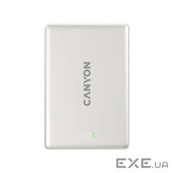 CANYON magnetic power bank OnPower 511 PD20W 10000mAh Aluminium Star Grey (CNS-CPB511G)