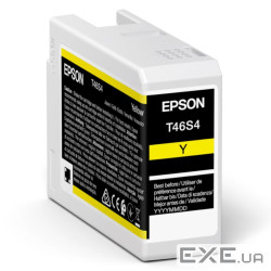 Картридж стуменевий жовтий дляSC-P700 EPSON Yellow T46S4 ink 25ml (C13T46S400)