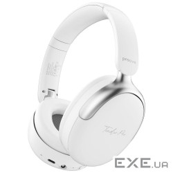 Беспроводные наушники Proove Tender Pro with ANC (APP) white (HPTP0001AP02)