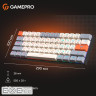 Дротова механічна клавіатура GamePro MK130 V2 Infinity QLAB Sakura Black (MK130-V2-B-QS)