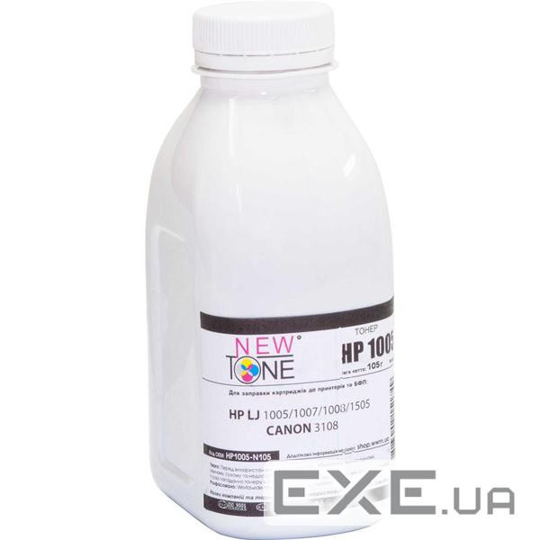 Тонер HP LJ P1505/M1120/1522, 105г Black NewTone (HP1005-N105)
