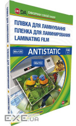 Плівка для ламінування, 82.5x113, 100 мкм, глянсова, 100 од, D&A Art Antistatic (11201010708YA) , D&A Art Antistatic (11