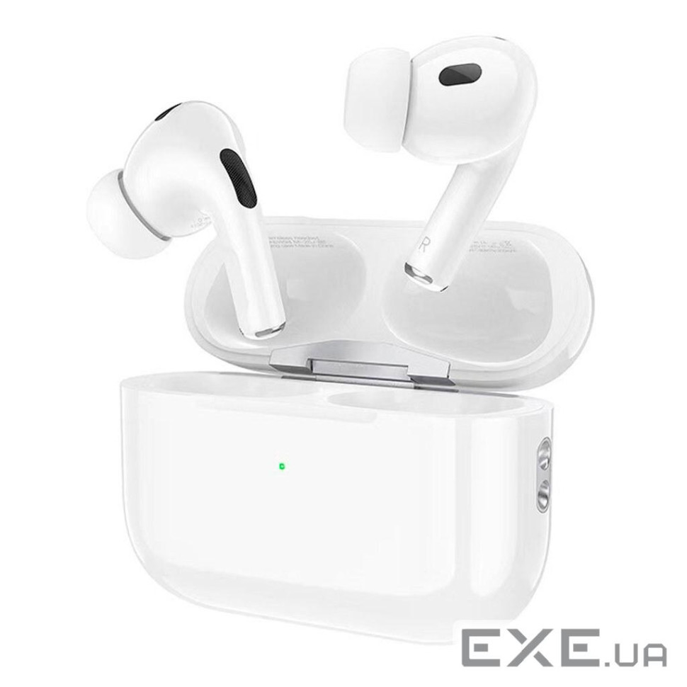 Навушники Bluetooth HOCO EW94, TWS Bluetooth 5.1, з мікрофоном, вакуумні, White, Кейс
