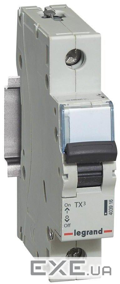 Tx3 Circuit breaker C 25a 1p 6ka (404030)