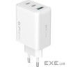 СЗУ Proove Silicone Power 2 67W (2*Type-C+USB) white (WCSP26120002)
