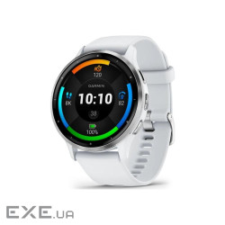Смарт-годинник Garmin Venu 3, Whitestone + Passivated, GPS (010-02784-00)