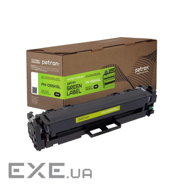 Картридж Patron Canon 055 black Green Label (PN-055KGL)
