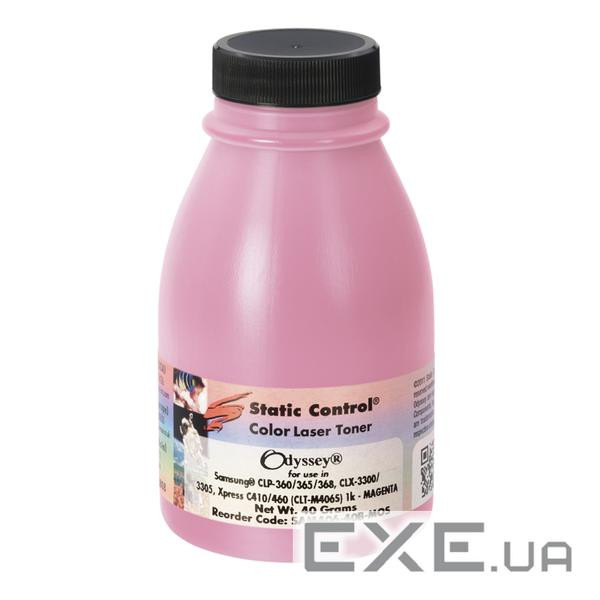 Тонер Samsung CLP-360/CLX-3300 40г magenta, фасовка Static Control (SAM406-40B-MOS-P)