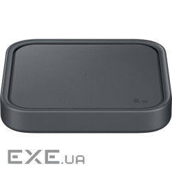 Зарядний пристрій Samsung 15W Wireless Charger Pad w/o Dark Gray (EP-P2400BBEGEU)