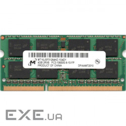 Оперативна пам'ять MICRON SO-DIMM DDR3 1333MHz 4GB (MT16JSF51264HZ-1G4D1)
