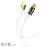 Дата кабель USB 2.0 AM to Micro 5P 1.0m 2.4A white XO (NB229-M-1-WH)