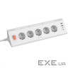 Мережевий фільтр Proove Prism Socket (5xAC + 2xType-C + 2xUSB) 1.6m white (PSPS25002202)