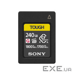 Карта пам',яті Sony CFexpress Type A 240GB R1800/W1700 Tough (CEAG240T.CE7)