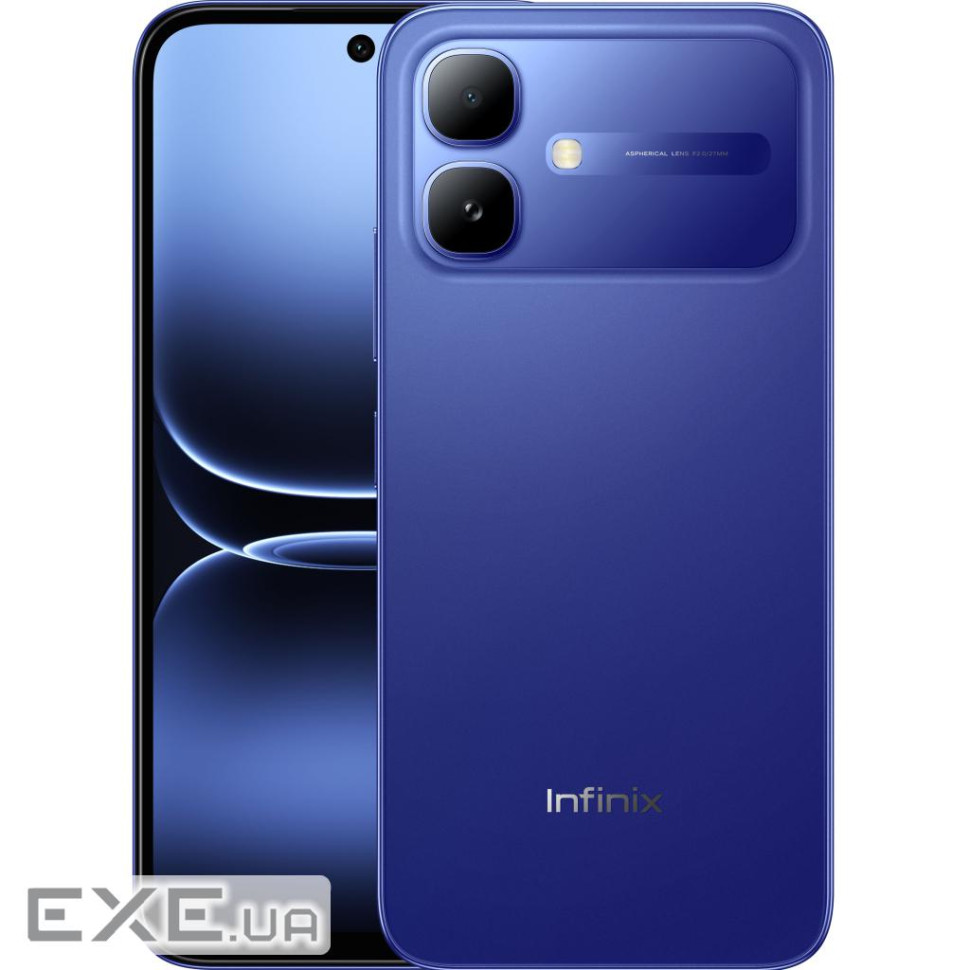 Мобільний телефон Infinix Smart 20 4/128Gb Cloudline Blue (4894947122644)