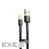 Дата кабель USB 2.0 AM to Lightning 1.0m 1.5A gold-black Baseus (CALKLF-BV1)