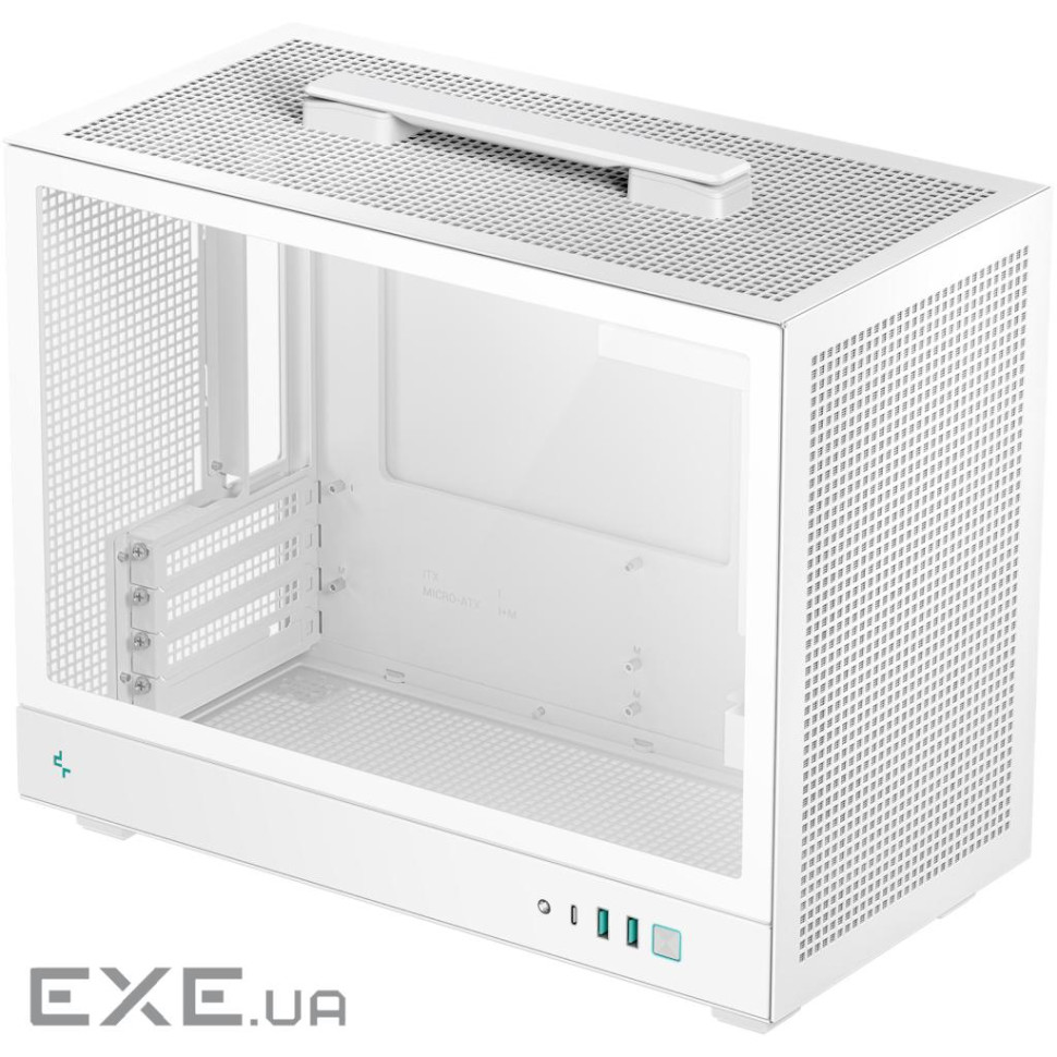 Корпус DeepCool CH160 Plus White (R-CH160-WHNGM0-G) без БП