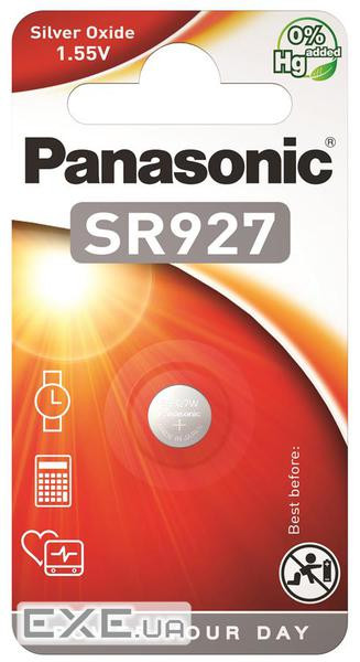 Батарейка Panasonic SR927 * 1 Silver Oxide (SR-927EL/1B)