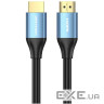 Кабель HDMI M-M, 5.0 м, V2.0, 4K 60Гц , Aluminum Alloy Blue Vention (ALHSJ)