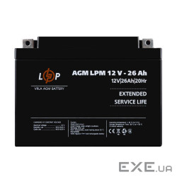 Аккумулятор AGM LPM 12V - 26 Ah (42191)