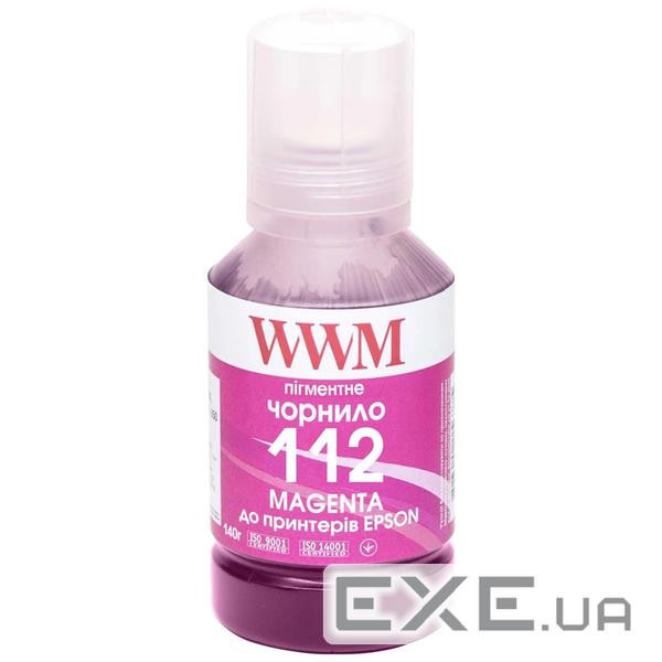 Чорнило WWM Epson L11160/6490 №112 140г Magenta pigmented (E112MP)