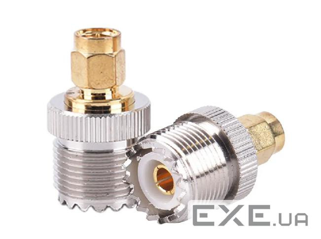 Перехідник SMA Male - UHF Female (SMA тато, штекер-UHF мама, гніздо) ціна за 1 шт (YT42308)