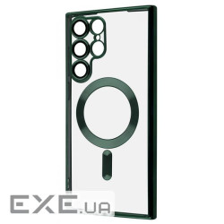 Чохол WAVE Metal Color Case with Magnetic Ring Samsung Galaxy S22 Ultra dark gree (55254 dark green)