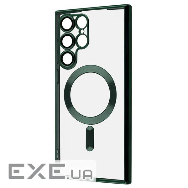 Чохол WAVE Metal Color Case with Magnetic Ring Samsung Galaxy S22 Ultra dark gree (55254 dark green)
