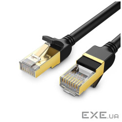 Патч-корд 10м, F/FTP cat 7 RJ-45 black Ugreen (U_11273)