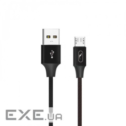Кабель SkyDolphin S55V Neylon USB - micro USB (M/M), 1 м , Black (SDUSB-000438)