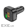 FM модулятор BOROFONE BC43 Flash 2 x USB Black (BC43B)