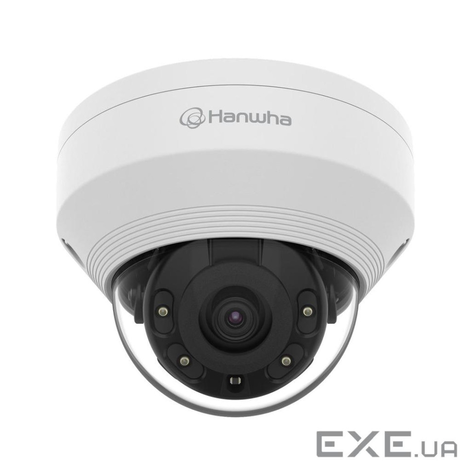 Мережева камера купольна 4MP @30fps, 2.8mm QNV-7012R HANWHA VISION (QNV-7012R/VAP)