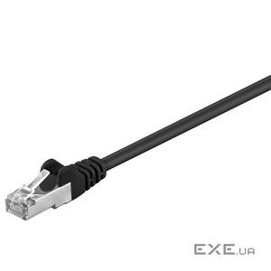 Патч-корд ФОЛЬГОВАНИХ RJ45 FTP5e 7.5m,patch AWG26 D=5.5mm Gold Protect,чорний (75.06.8664-10)