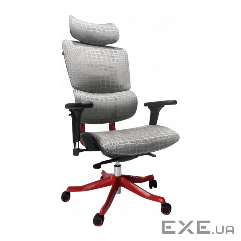 Офісне крісло GT Racer X-626 Gray/Red